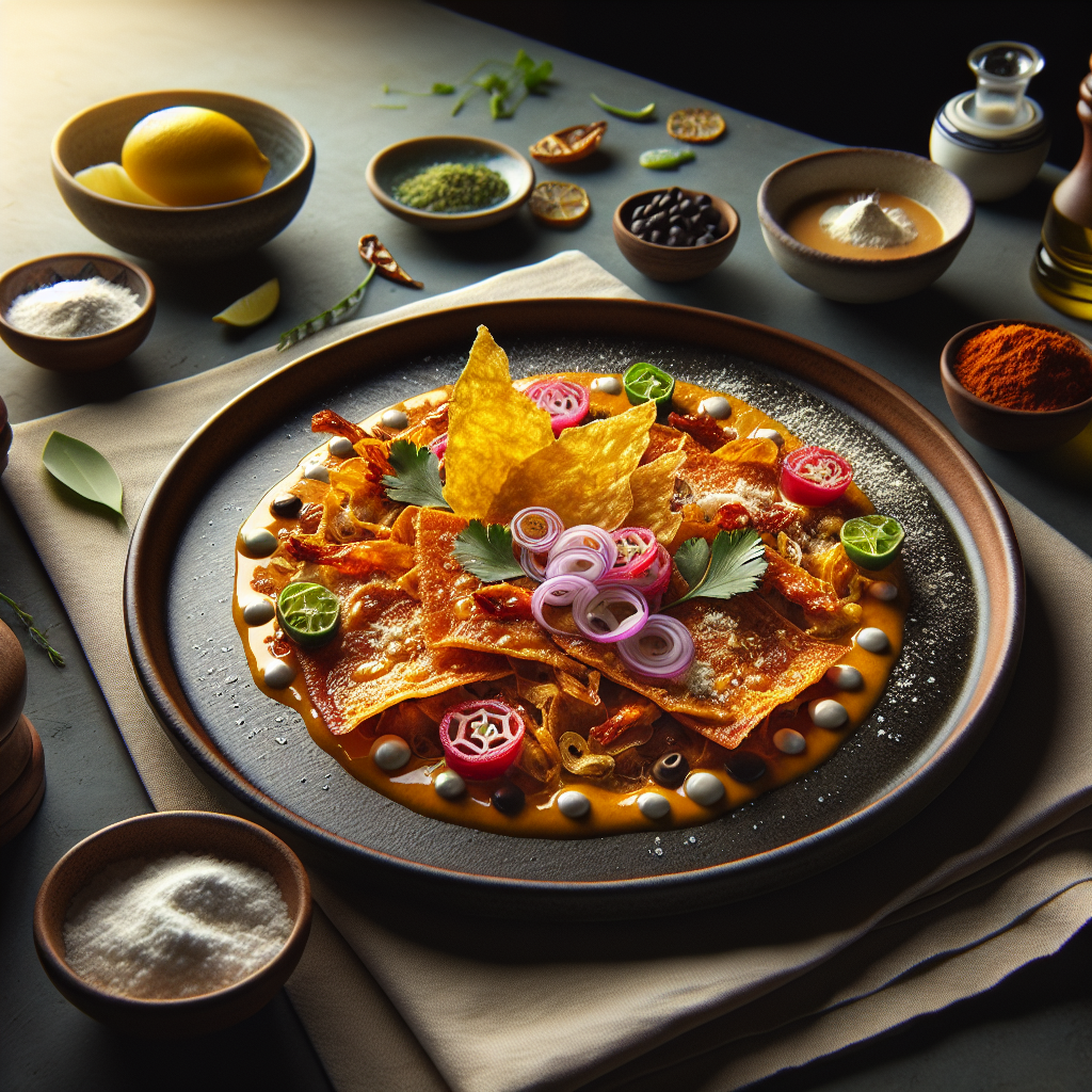 Heritage Mexican Chilaquiles Verdes or Rojos with Crispy Corn Tortillas