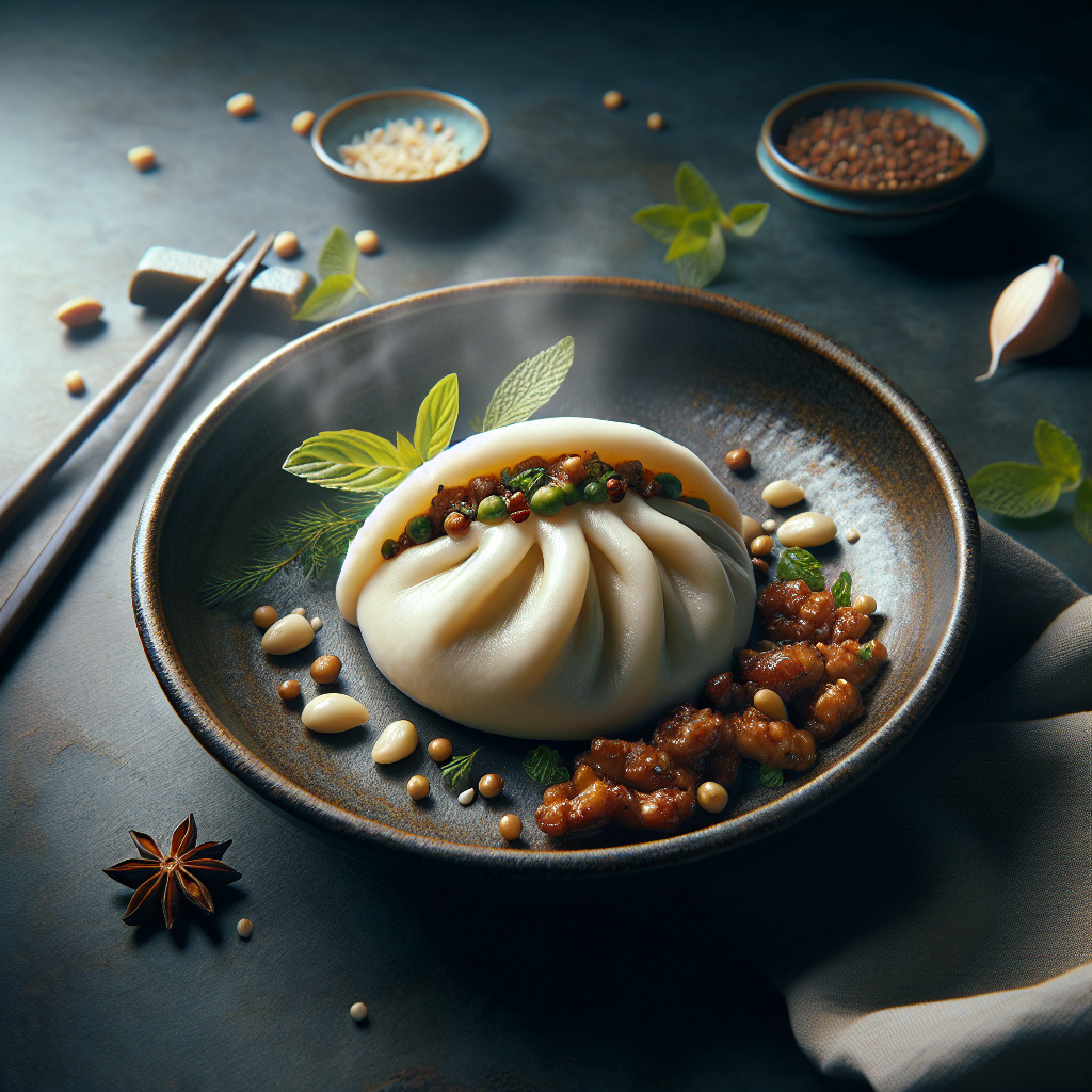 Classic Taiwanese Gua Bao with Red-Braised Pork Belly