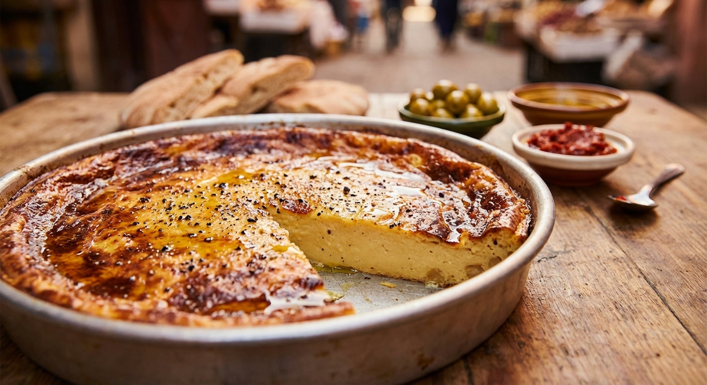 Calentica Recipe (Moroccan Chickpea Flan) — Zaffaron