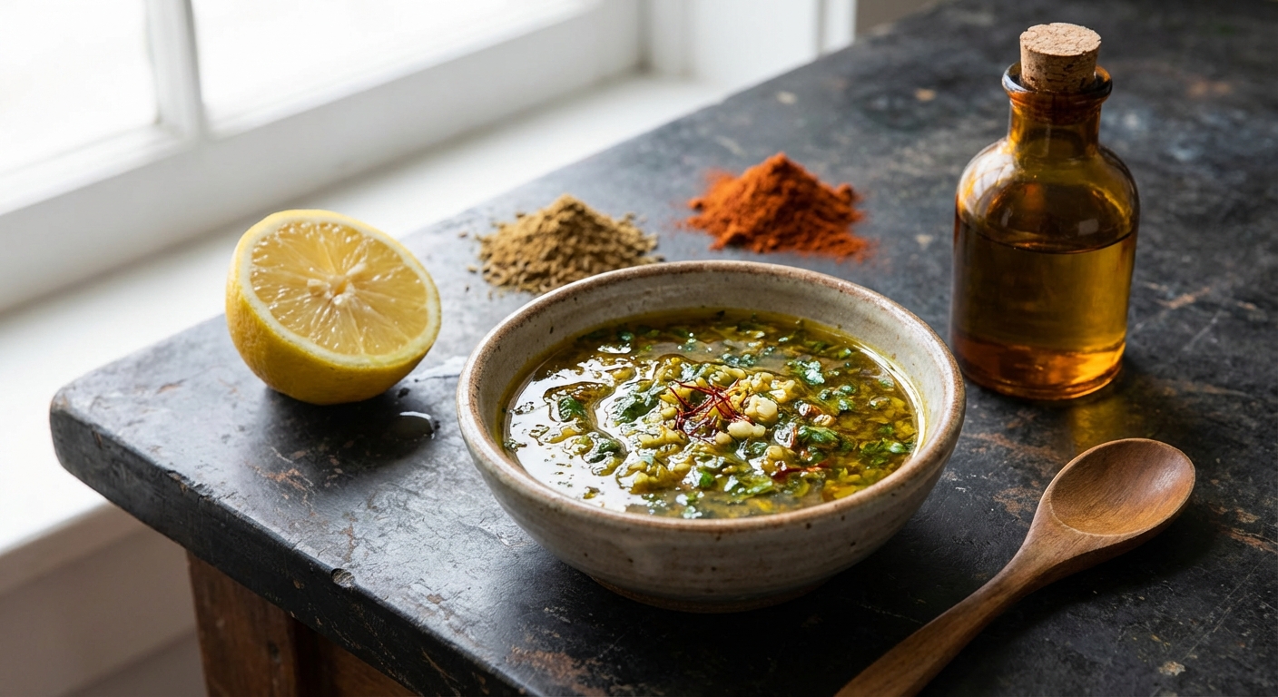 Chermoula Marinade (Moroccan Herb & Spice Paste) — Zaffaron