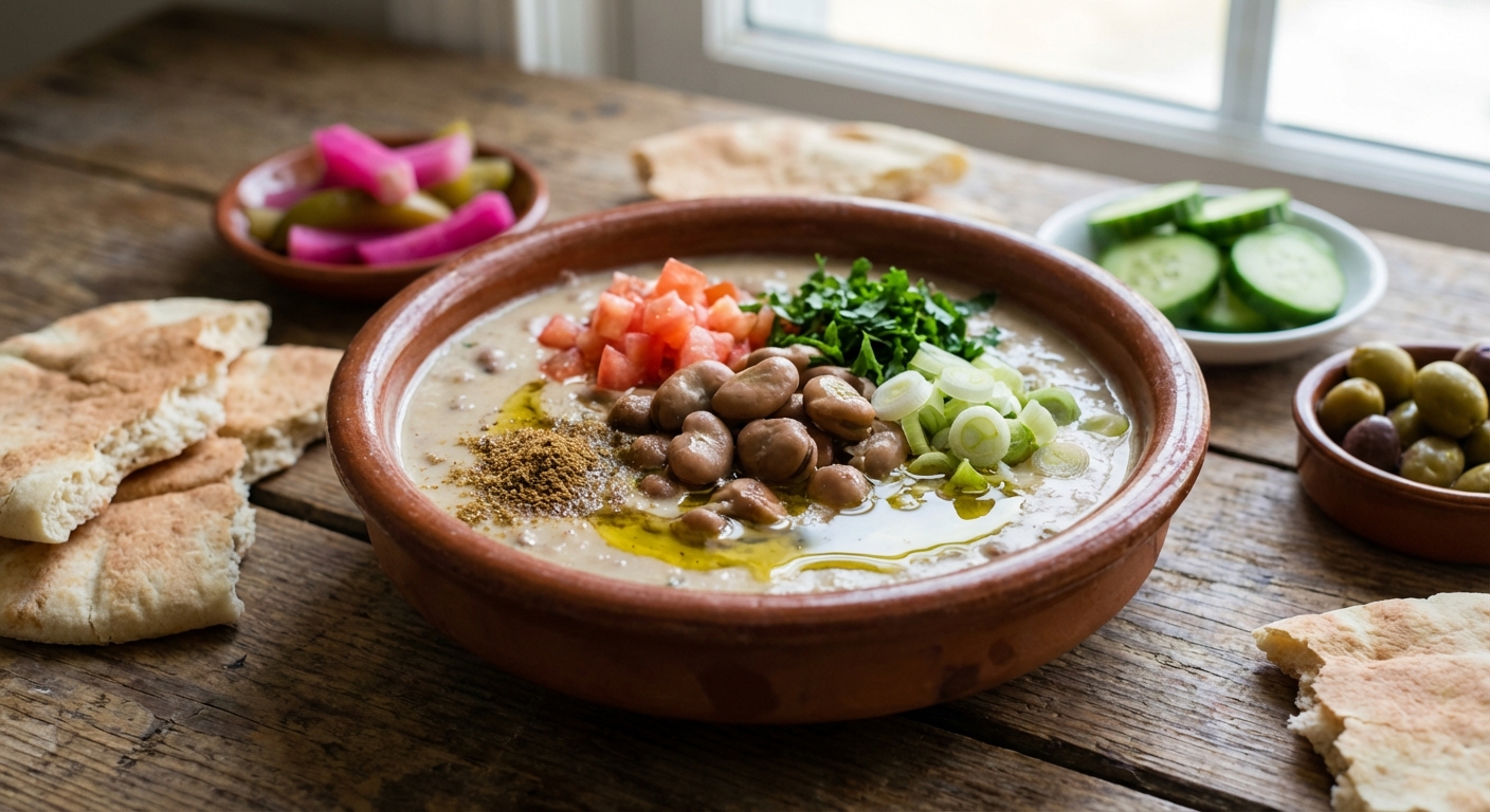 Lebanese Foul Mudammas Recipe (Lemon & Garlic) — Zaffaron