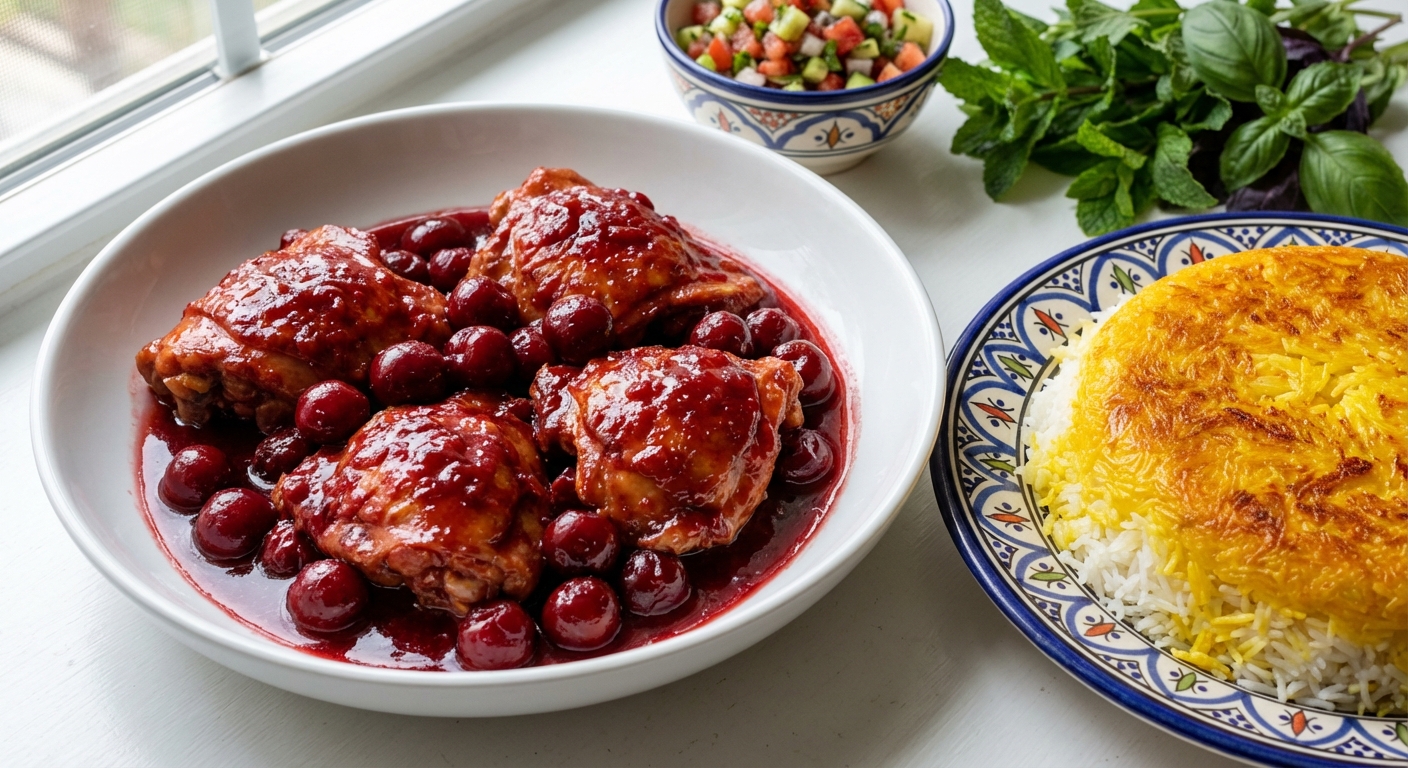 Al Baloo Khoresht Albaloo (Sour Cherry Stew) Recipe — Zaffaron