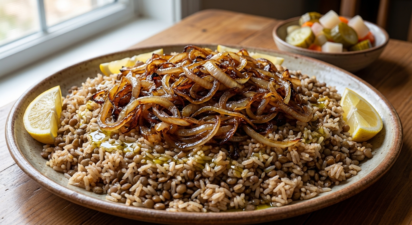 Mdardara Recipe (Lebanese Lentils and Rice) — Zaffaron