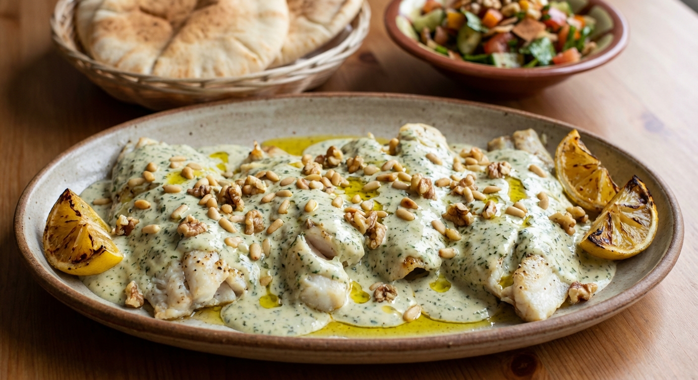 Samak Harra (Lebanese Spicy Tahini Fish) — Zaffaron