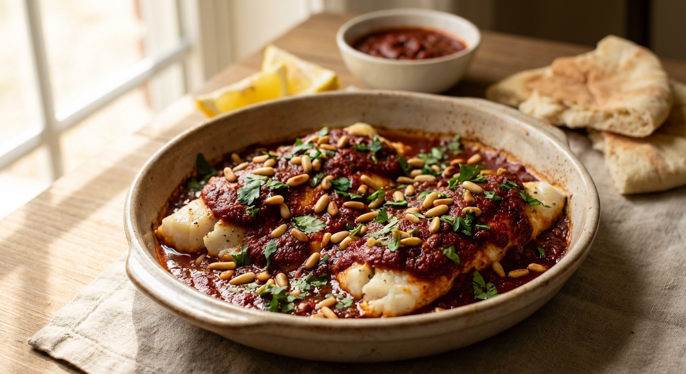 Samkeh Harra Recipe (Lebanese Spicy Fish) — Zaffaron