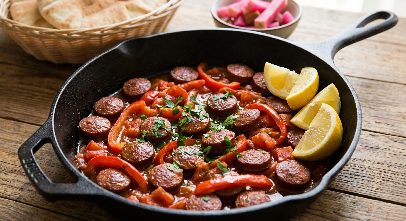 Lebanese Soujok with Lemon (Quick Skillet Recipe) — Zaffaron