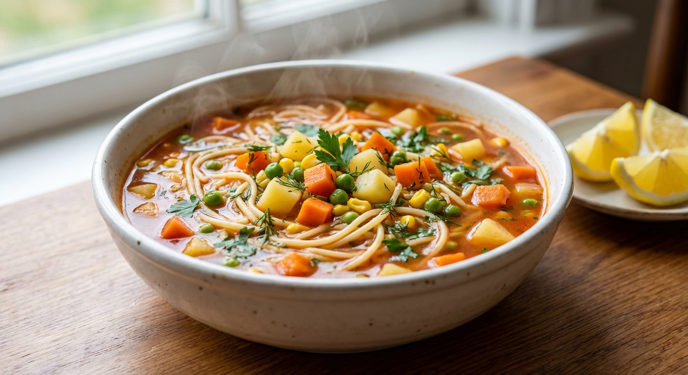 Soup-e Reshteh Majlesi (Noodle Soup) — Zaffaron